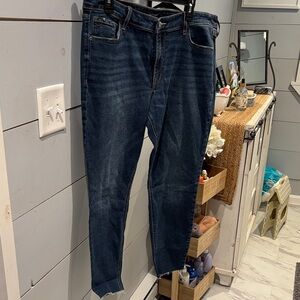 Old Navy Mid-Rise Super Skinny Jeans - Dark Blue